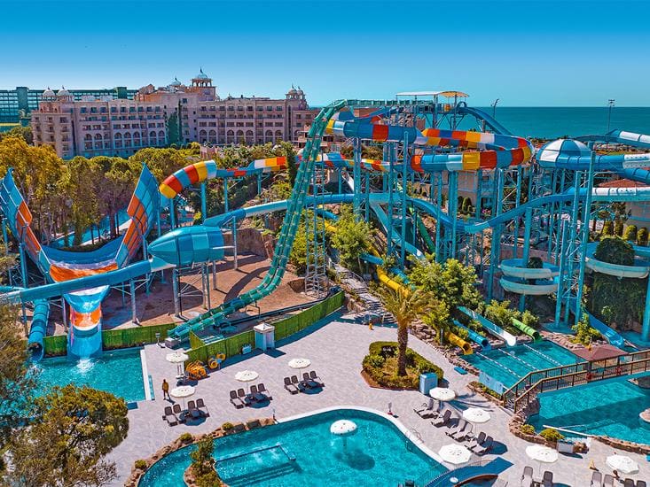 Gural Premier Belek: direct aan het strand met groot aquapark